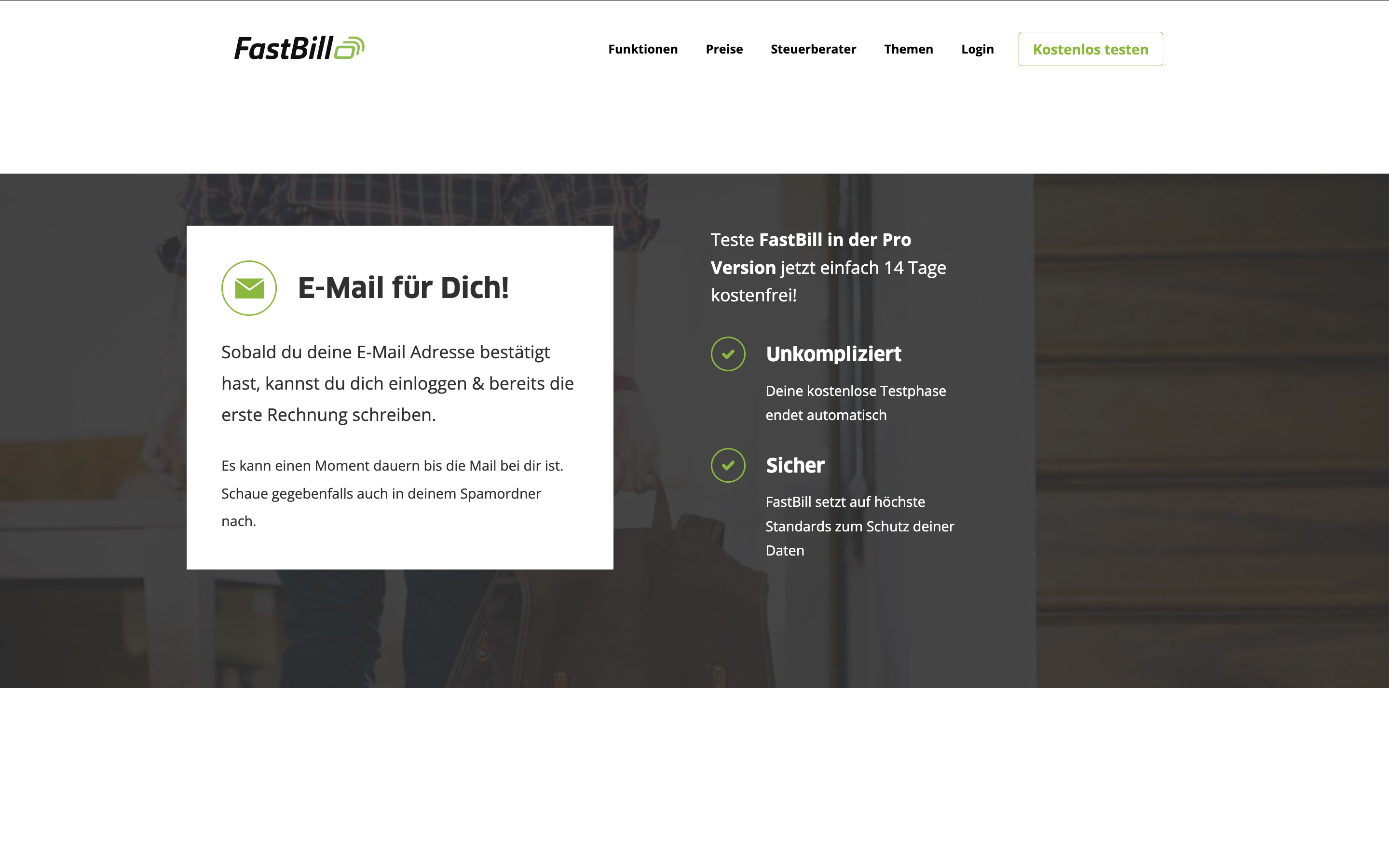 E-Mail-Adresse bestätigen