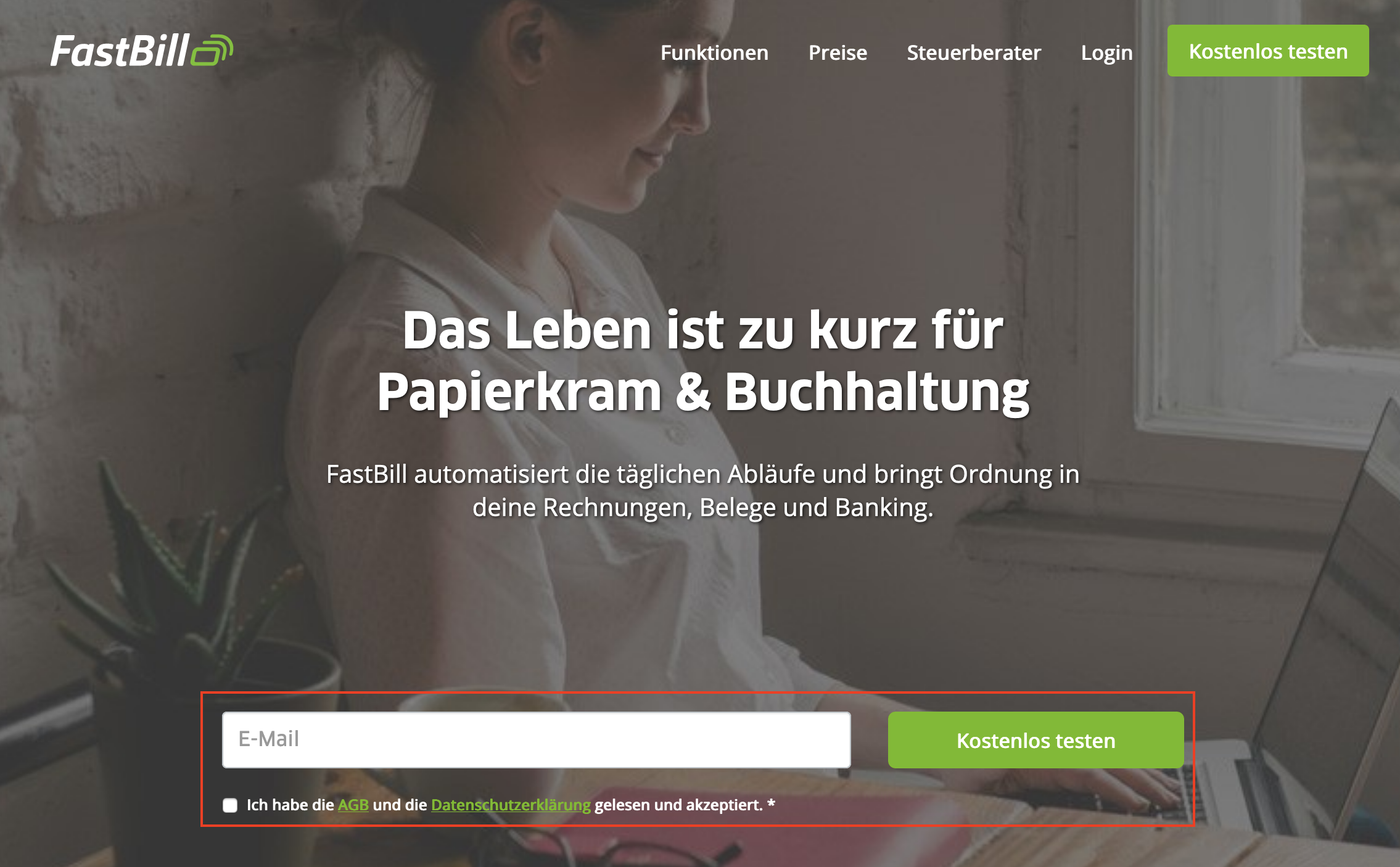 Mit E-mail Adresse anmelden