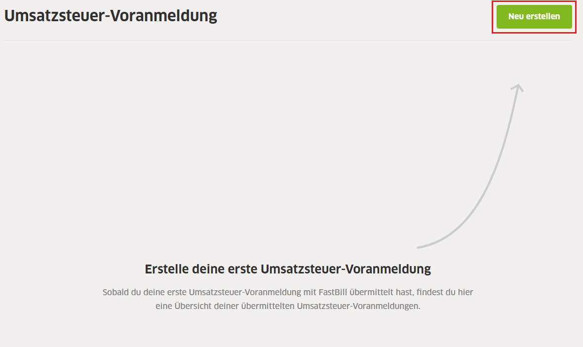 Umsatzsteuer-Voranmeldung (USt-VA) – FastBill Support